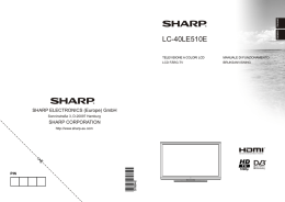 LC-40LE510E Operation