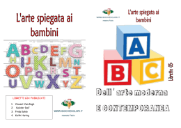 LIBRETTI GIA` PUBBLICATI 1. Vincent Van Gogh 2. Salvdor Dali` 3