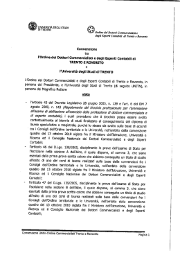 Universit&agrave; degli Studi di Trento