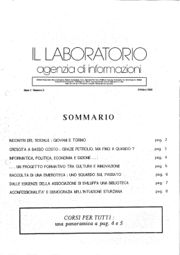 Page 1 ~ |L ¿ LABOOATOOQ Direttore? ` Ma .1r EuiziunmiL“ azlnne
