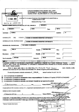 Contratto - Camera di Commercio di Grosseto