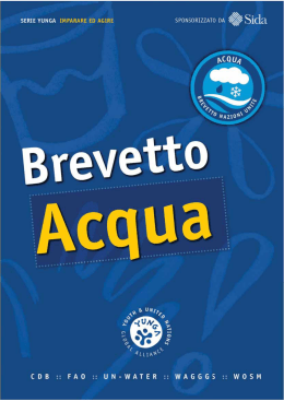 Brevetto Acqua - Food and Agriculture Organization of the United