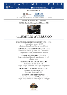 Pianista EMILIO AVERSANO