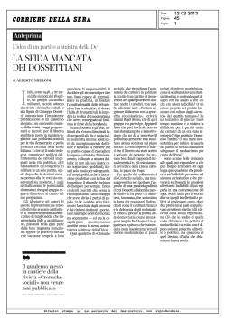 CORRIERE DELLA SERA