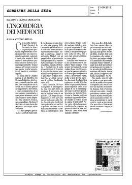 CORRI ERE DELLA SERA