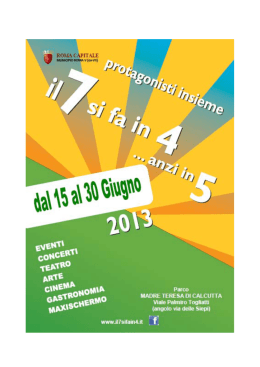 Domenica 30 giugno 2013