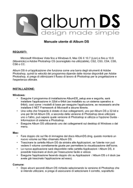 Manuale utente di Album DS