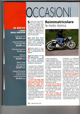 Se avete una moto d`inte