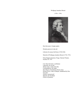 Don Giovanni o l - Comune di Anzola dell`Emilia