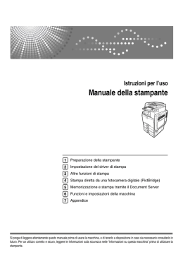 Manuale della stampante