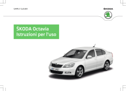 &Scaron;KODA Octavia Istruzioni per l`uso