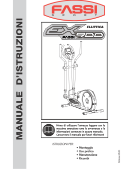 manuale d`istruzioni