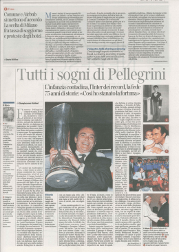 Leggi l`articolo - Gruppo Pellegrini SpA