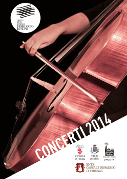 concerti 2014 - Centro Studi Musicali Ferruccio Busoni