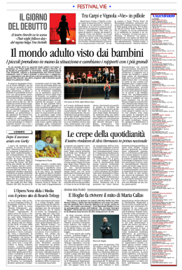 Il mondo adulto visto dai bambini