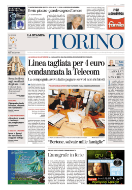 Linea tagliata per 4 euro condannatalaTelecom