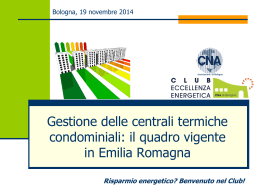 Bonori_Quadro normativo gestione centrali termiche - CNA