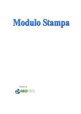 Modulo stampe