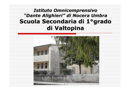 Presentazione - Istituto Omnicomprensivo Dante Alighieri Nocera