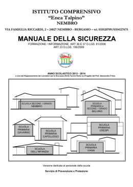 manuale della sicurezza