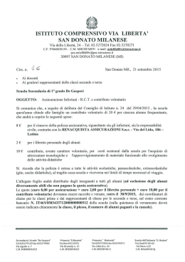 ISTITUTO COMPRENSIVO VIA LIBERTA` SAN DONATO MILANESE