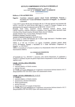 ISTITUTO COMPRENSIVO STATALE Dl REGGELLO