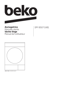 DPY 8507 GXB1 Asciugatrice Manuale utente Sèche