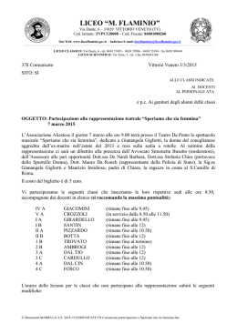 378 Comunicato partecipazione a Speriamo che