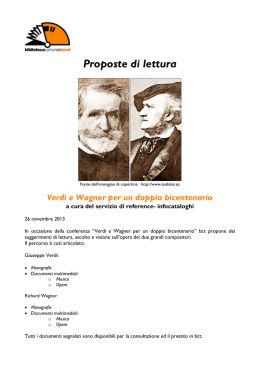 Verdi e Wagner - biblioteca comunale di terni