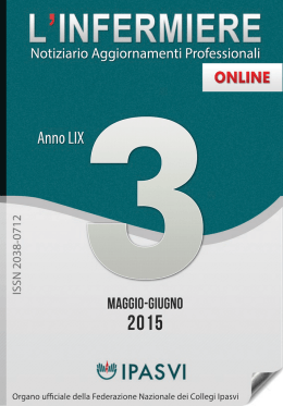 L`Infermiere n&deg;3 / 2015