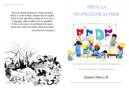 VERSO LA PROFESSIONE DI FEDE