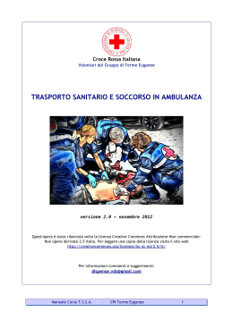 Manuale TSSA - Croce Rossa Italiana