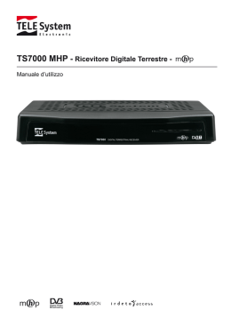 TS7000MHP - 21005104 - ver.00 manuale d`uso