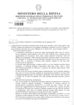 MINISTERO DELLA DIFESA