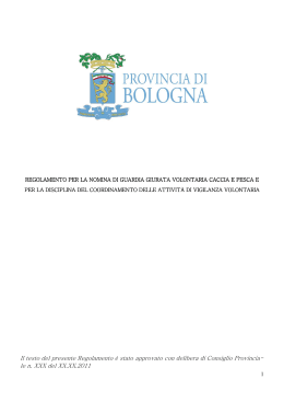 Regolamento GGV per consulta 29 sett