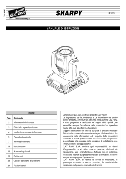 manuale di istruzioni