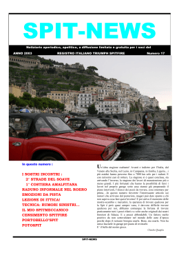 i nostri incontri : 2&deg; strade del soave 1&deg; costiera amalfitana raduno