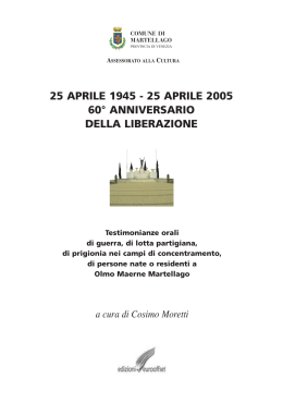 25 Aprile 2005 - Comune di Martellago