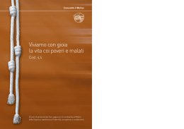 Viviamo con gioia la vita coi poveri e malati
