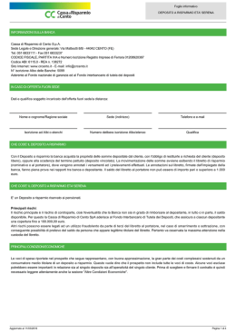 Nome e cognome/Ragione sociale Sede (indirizzo) Telefono e e