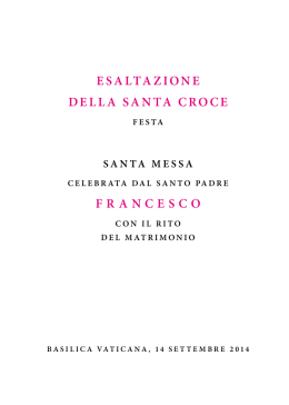 Libretto della Celebrazione
