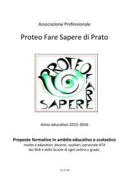 Proteo Fare Sapere di Prato-libretto-2015