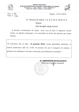 37-42. Assembla RSU del 12 gennaio 2016