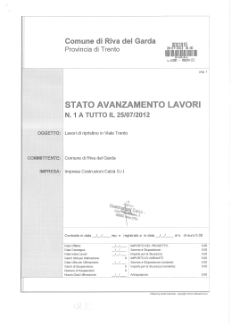 consuntivo - Comune di Riva del Garda