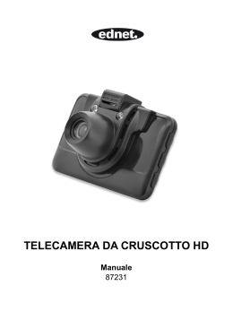TELECAMERA DA CRUSCOTTO HD Manuale
