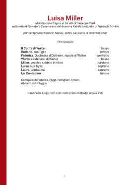 Il libretto - Teatro Alighieri