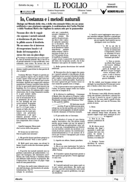 il foglio - CONFEDERAZIONE ITALIANA dei CENTRI per la