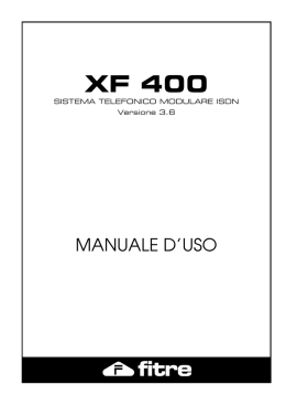 manuale d`uso - FITRE SpA