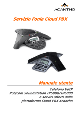 Telefono VoIP Polycom SoundStation IP5000/IP6000 e