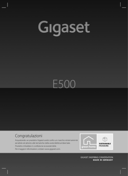Gigaset E500 - Allnet.Italia